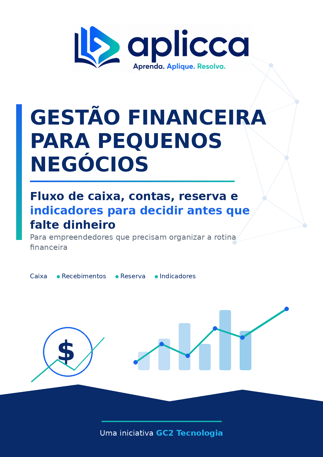 Capa do guia Gestão Financeira para Pequenos Negócios