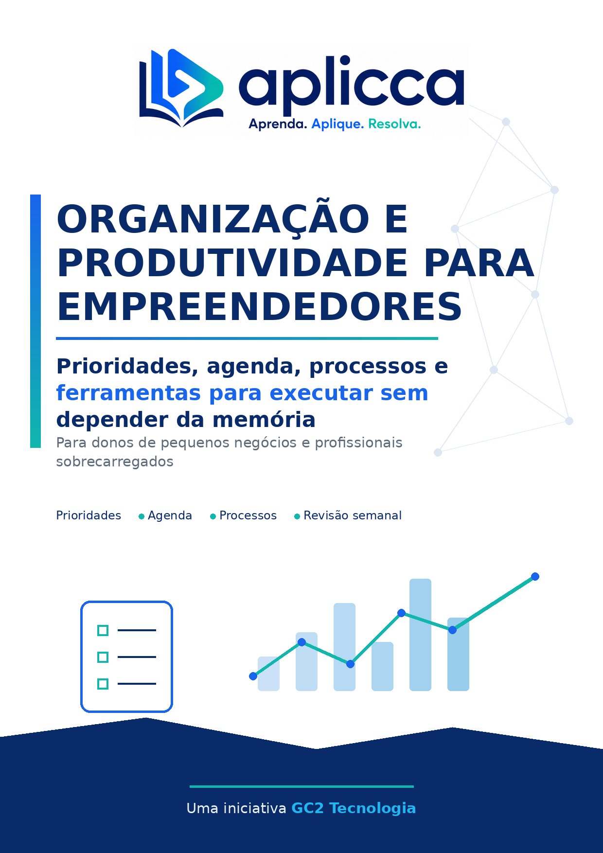 Capa do guia Organização e Produtividade para Empreendedores