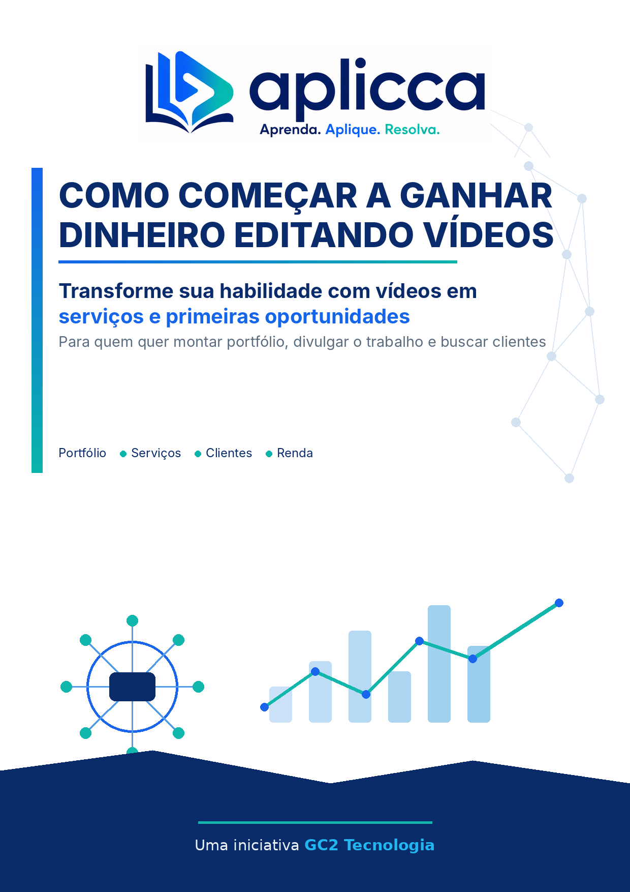 Capa do guia Como Começar a Ganhar Dinheiro Editando Vídeos