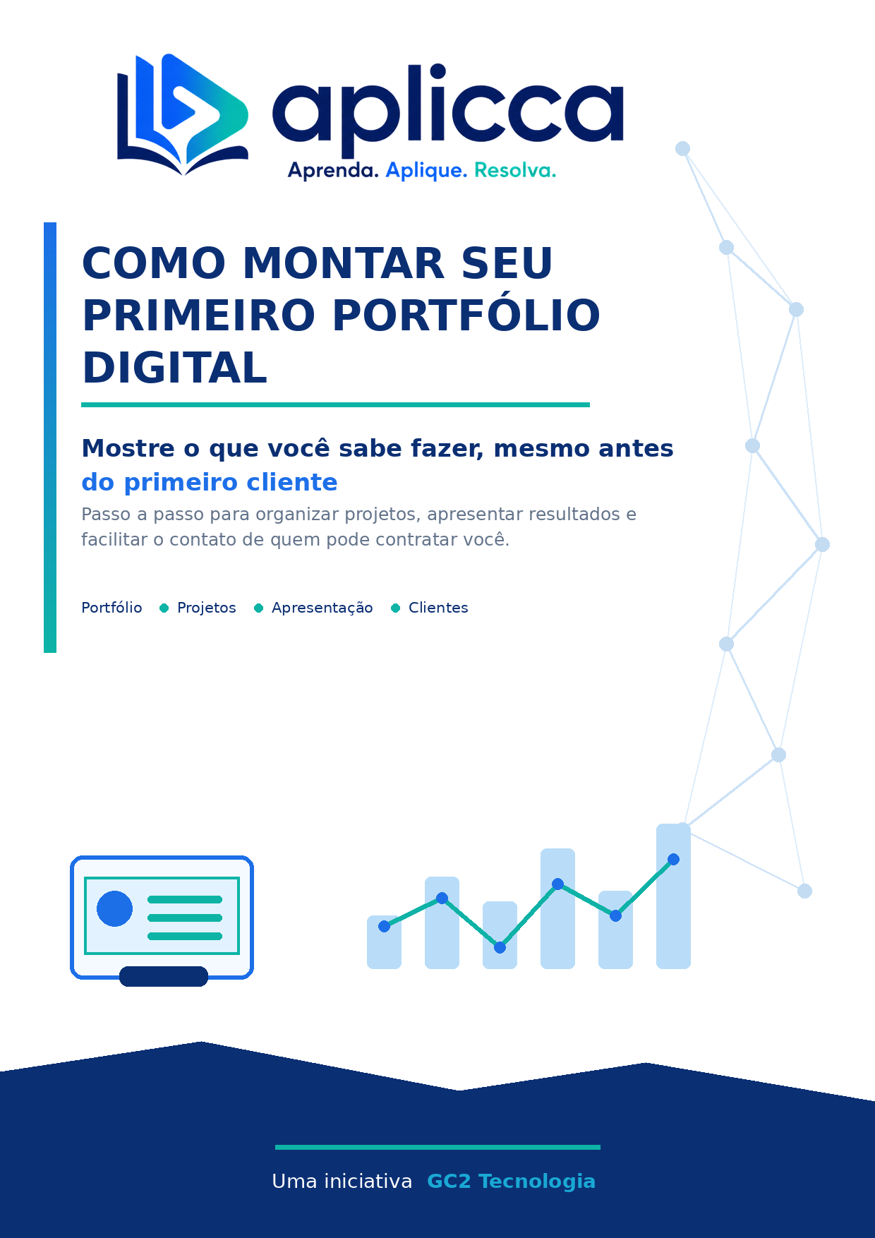 Capa do guia Como Montar Seu Primeiro Portfólio Digital