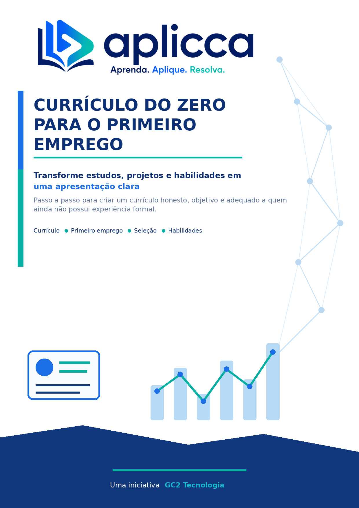 Capa do guia Currículo do Zero para o Primeiro Emprego