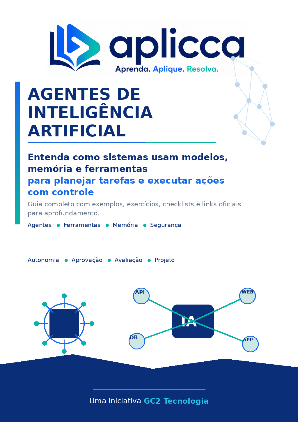 Capa do guia Agentes de Inteligência Artificial