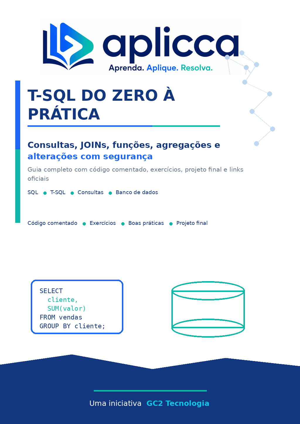 Capa do guia T-SQL do Zero à Prática